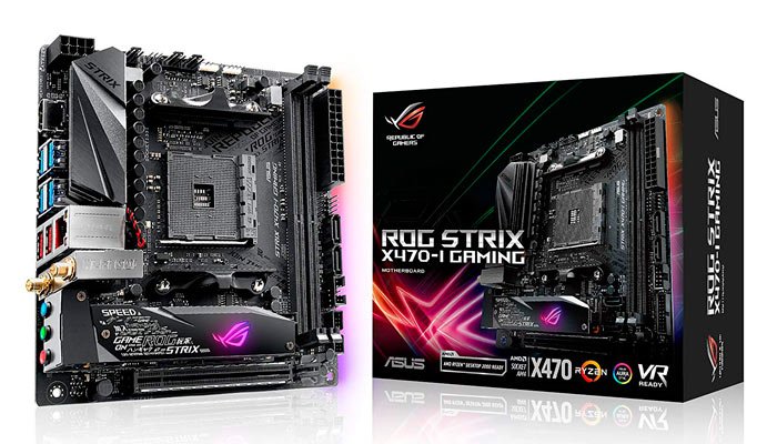 Las mejores placas madre 2019 (Intel & AMD) 48 ASUS ROG Strix X470 I Gaming AMD Ryzen 2