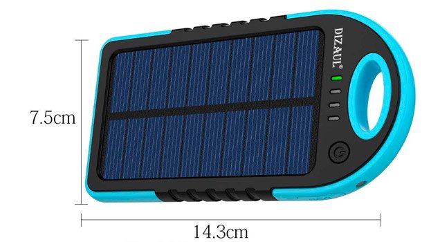 Los mejores cargadores solares para celulares 2019 41 Dizaul 5000 mAh