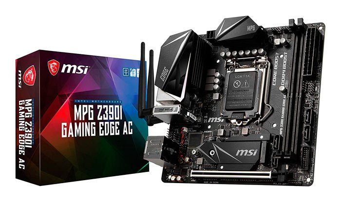 Las mejores placas madre 2019 (Intel & AMD) 40 MSI MPG Z390I Gaming Edge AC