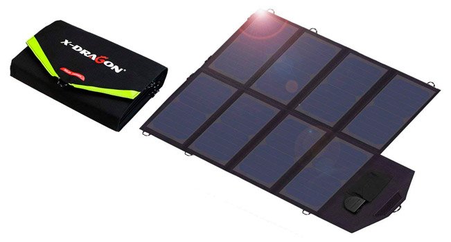 Los mejores cargadores solares para celulares 2019 37 X-DRAGON 40W SunPower