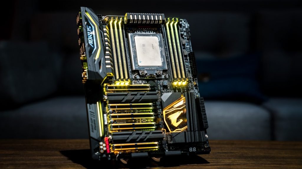 gigabyte aorus x399 gaming motherboard amd ryzen threadripper cpu 2
