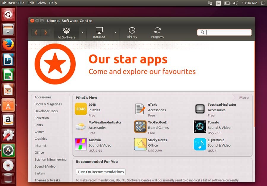 ubuntu software center whats new 1
