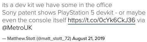 Se filtra el diseño de la PS5: Patente revela el diseño del kit de desarrollo 37 sony ps5 patent design dev kit twitter