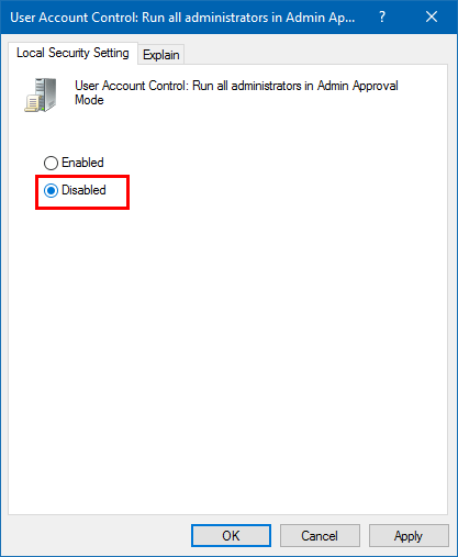 Tres maneras de solucionar el problema: «Esta aplicación ha sido bloqueada para protegerte» en Windows 10 41 disable uac