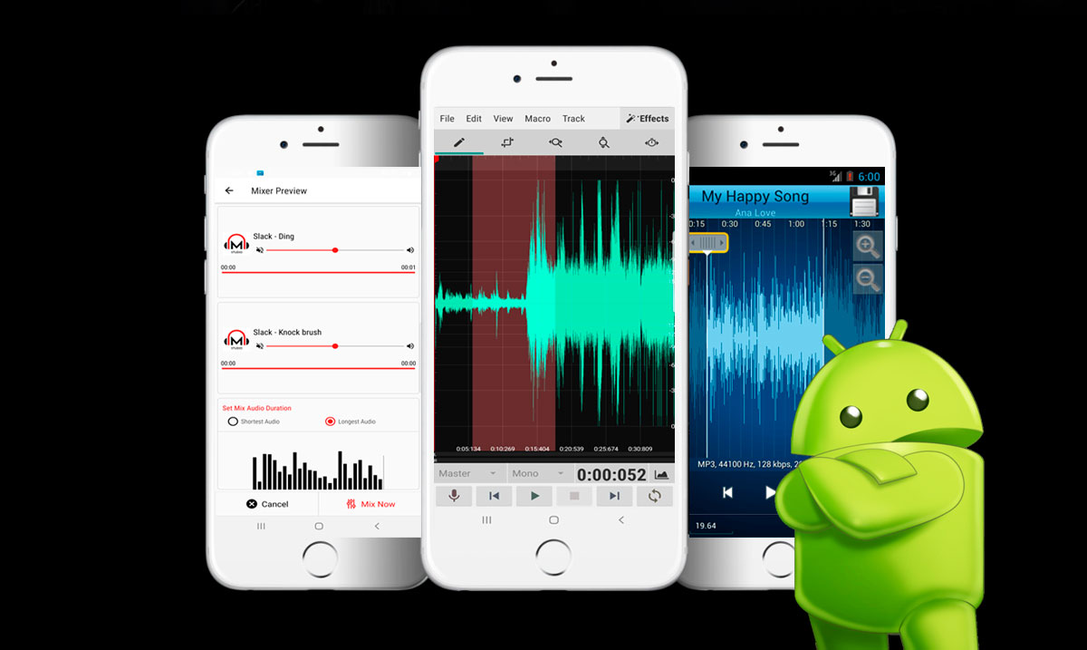 Los mejores editores de audio para Android