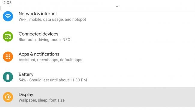 Cómo habilitar el modo oscuro para Android 35 method1