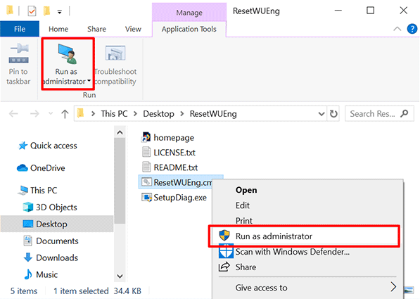 Cómo solucionar el error 0x80070422 de Windows Update 62 reset1