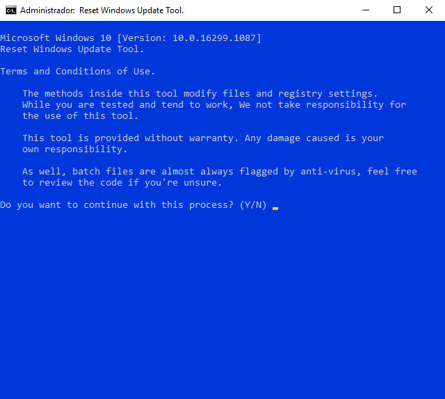 Cómo solucionar el error 0x80070422 de Windows Update 63 reset2a