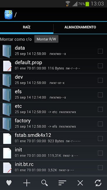 Los mejores exploradores de archivos para Android 53 root