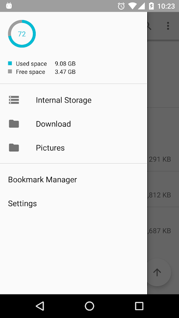 Los mejores exploradores de archivos para Android 52 tetra
