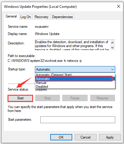 Cómo solucionar el error 0x80070422 de Windows Update 39 windows 10 update error 0x80070422 6