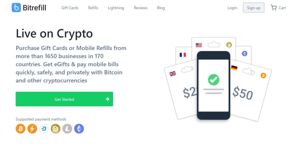 Los 10 sitios más populares para comprar gift cards con Bitcoin (2020) 34 bitrefill