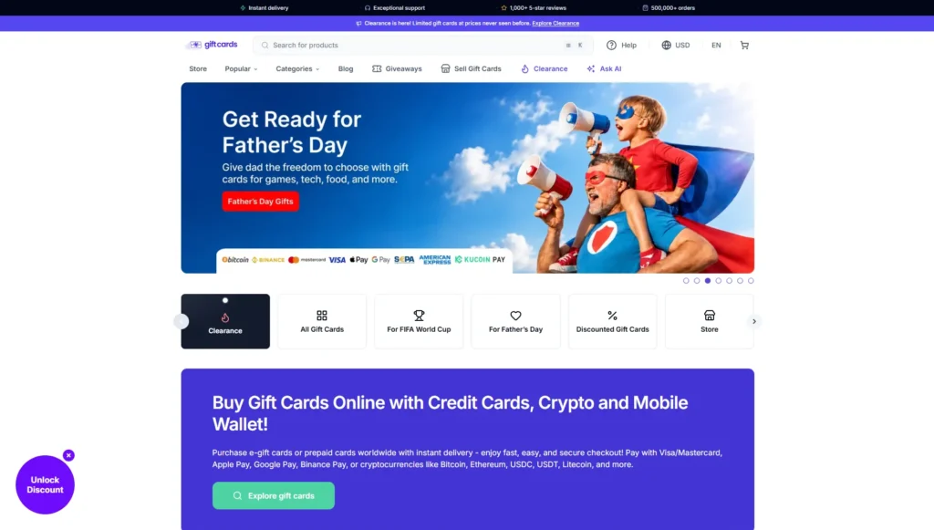 Las 7 mejores plataformas para comprar gift cards con criptomonedas en 2026 38 coinsgate