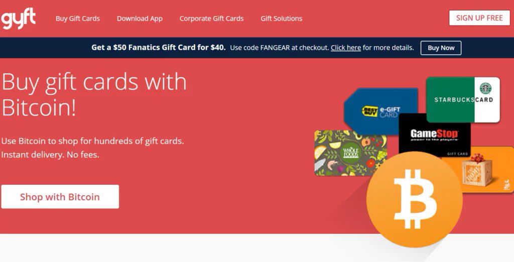 Los 10 sitios más populares para comprar gift cards con Bitcoin (2020) 37 gyft