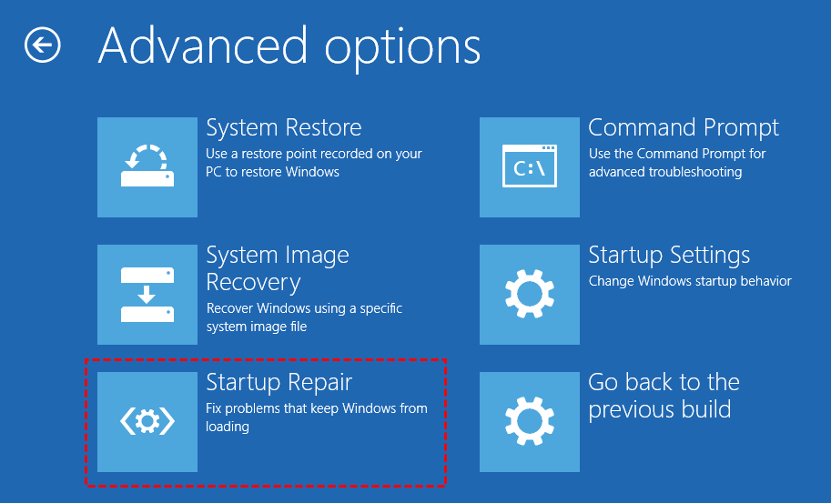 startup repair