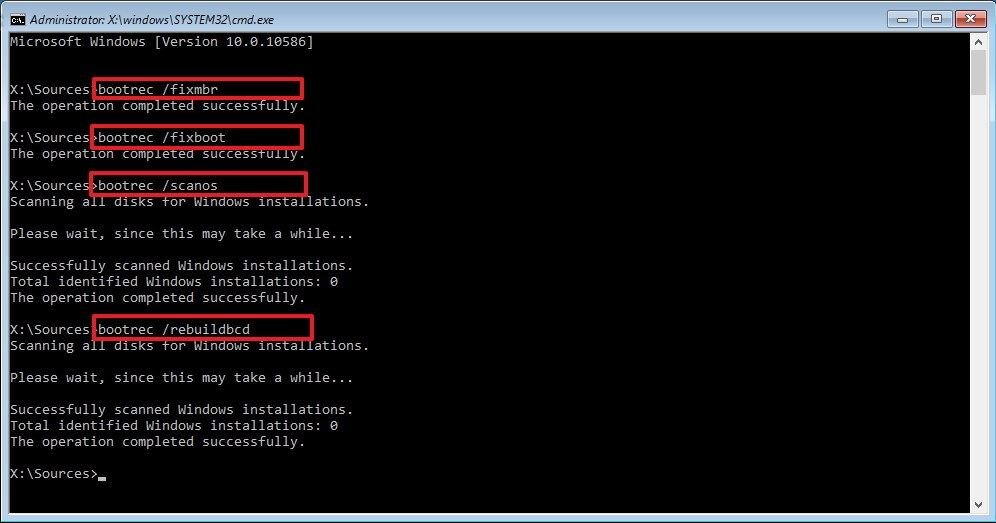windows mbr fix 9