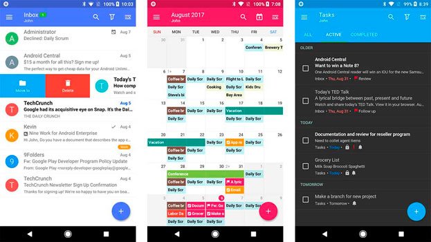 Nine cliente de correo android