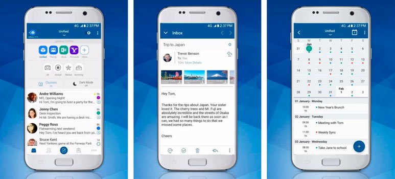 Las 10 mejores aplicaciones de correo electrónico para Android