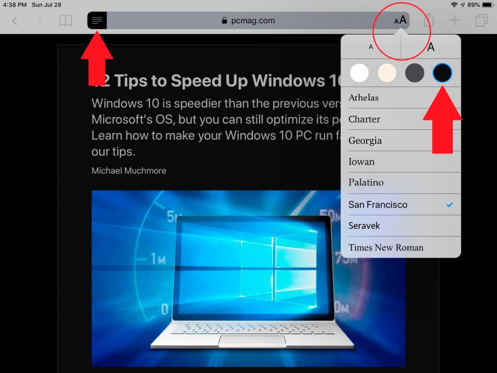 Cómo activar el modo oscuro en tu navegador 40 6 safari mobile b