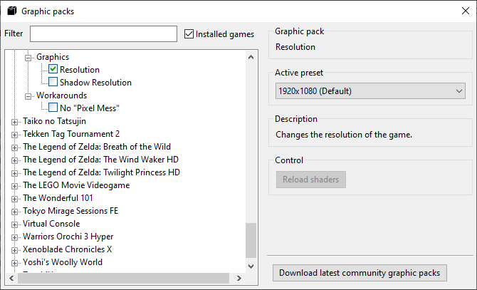 Cómo jugar juegos de Wii U en el PC con Cemu 41 Cemu Game Resolution