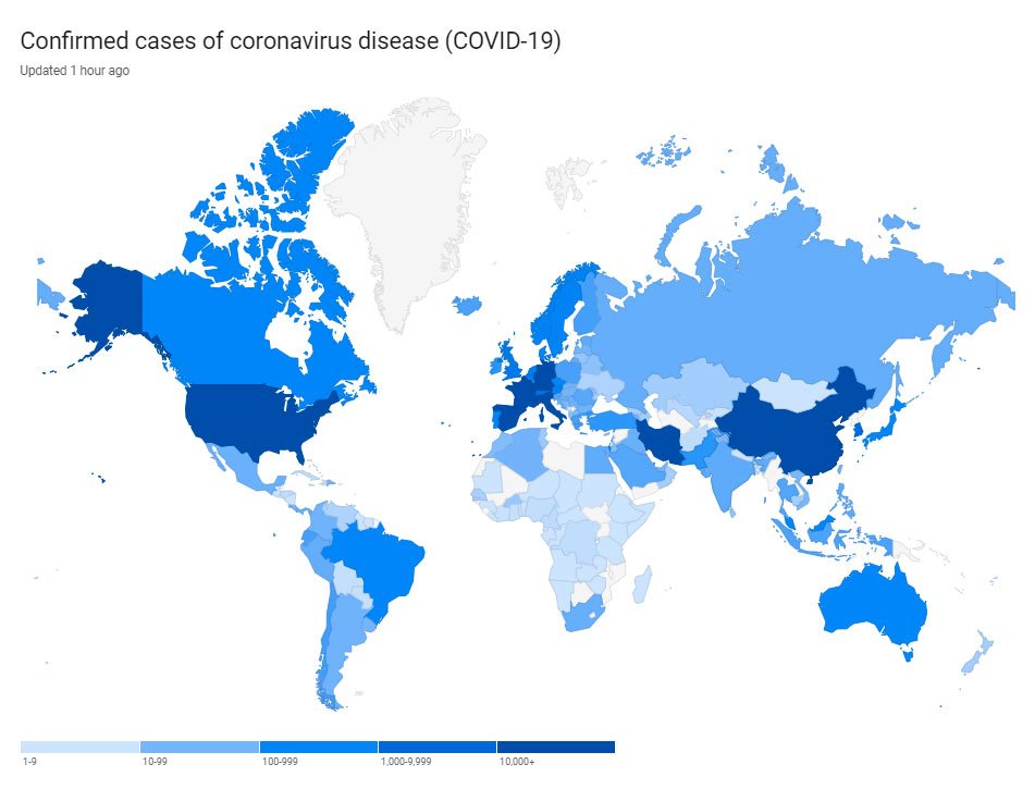 Google lanza una web de Coronavirus con información y recursos 36 corona2
