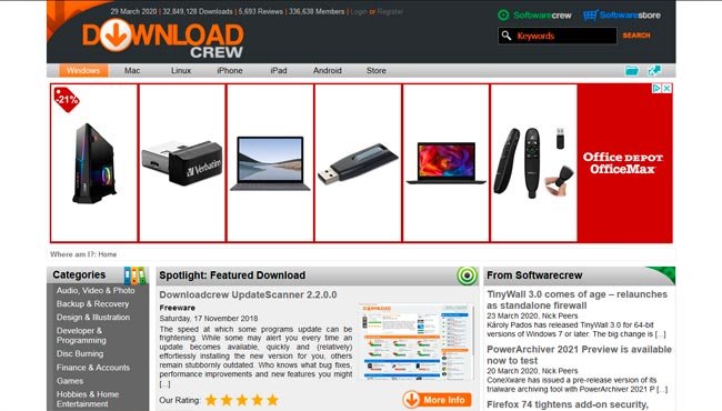 Los mejores sitios web para descargar programas gratis 44 download crew