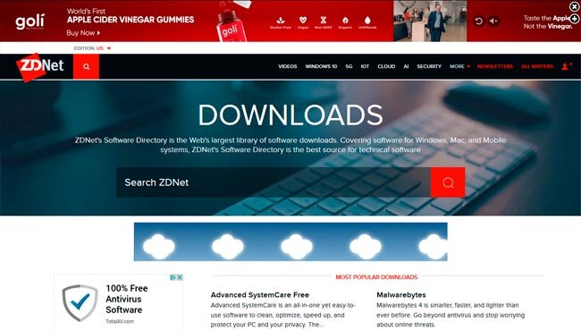 Los mejores sitios web para descargar programas gratis 37 zdnet