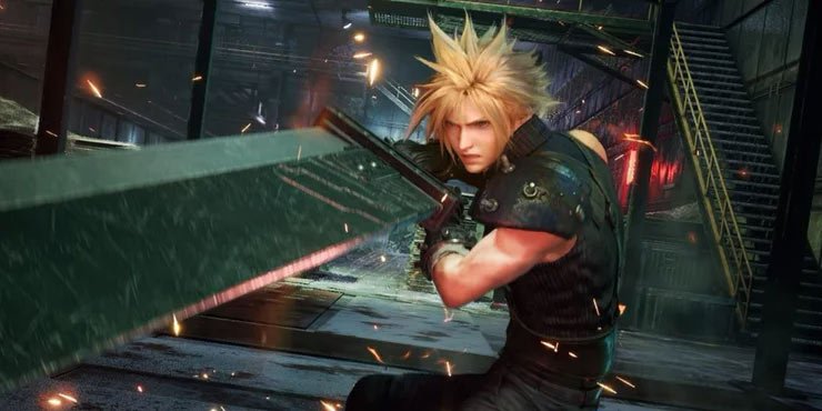 Final Fantasy 7 Cover Cloud Buster Sword