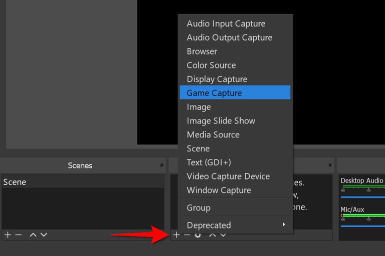 Cómo emitir en directo en YouTube con OBS 42 obs game capture