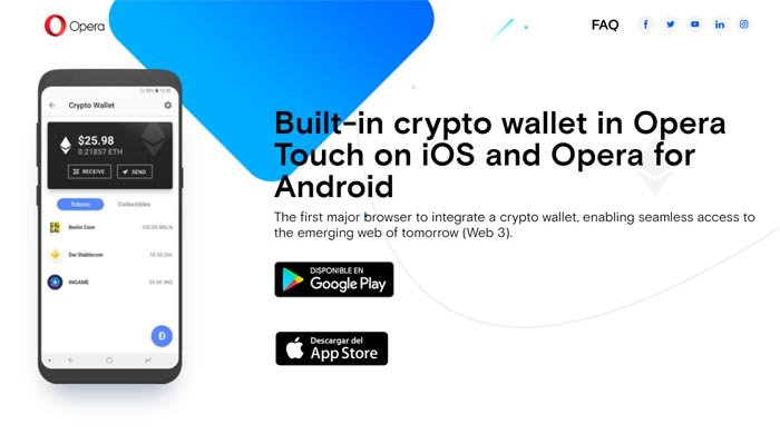 Las Mejores Wallets de Criptomonedas en 2024 41 opera wallet