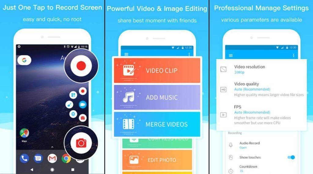 8 Apps para grabar la pantalla de Android (sin root) 35 2 super screen recorder