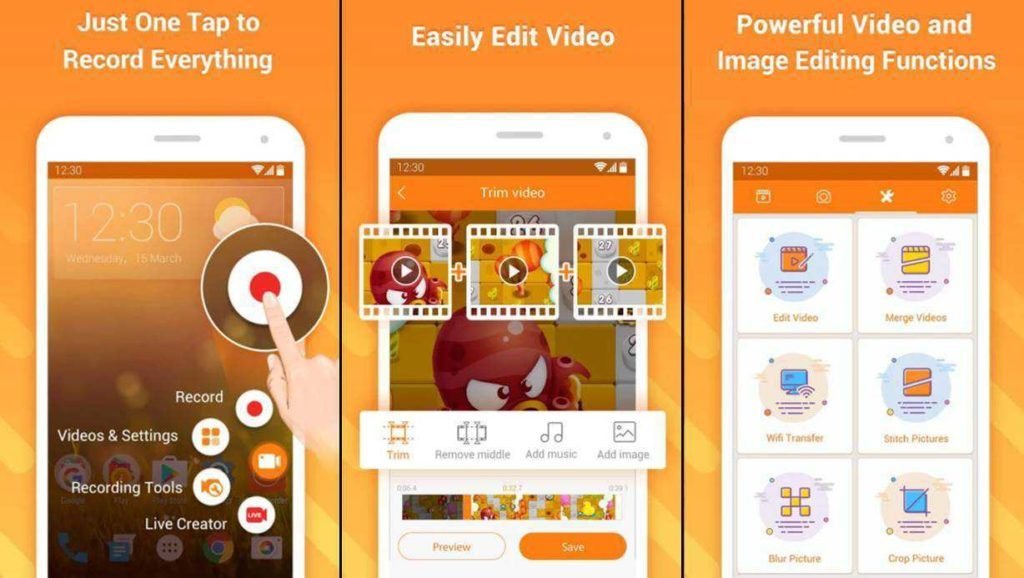 8 Apps para grabar la pantalla de Android (sin root) 36 3 du recorder