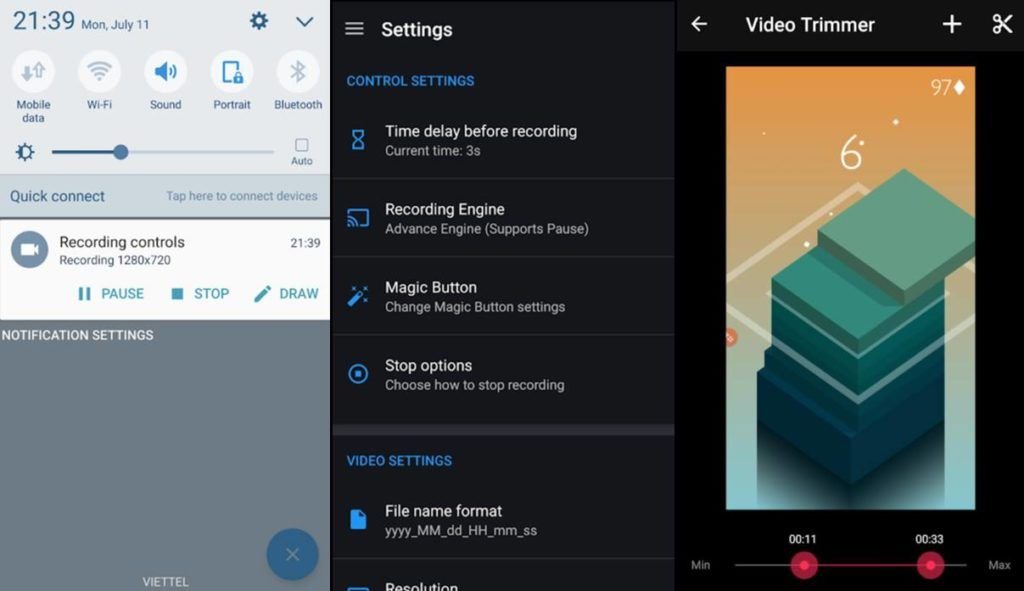 8 Apps para grabar la pantalla de Android (sin root) 39 5 screen recorder