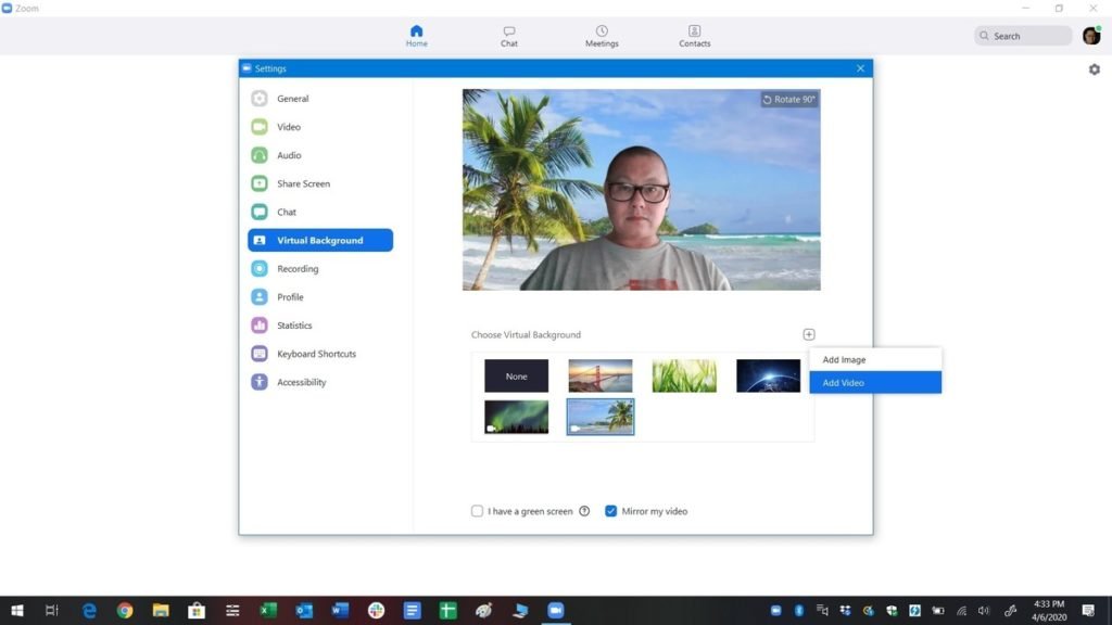 Cómo usar GIFs animados como fondos en Zoom 41 7 2