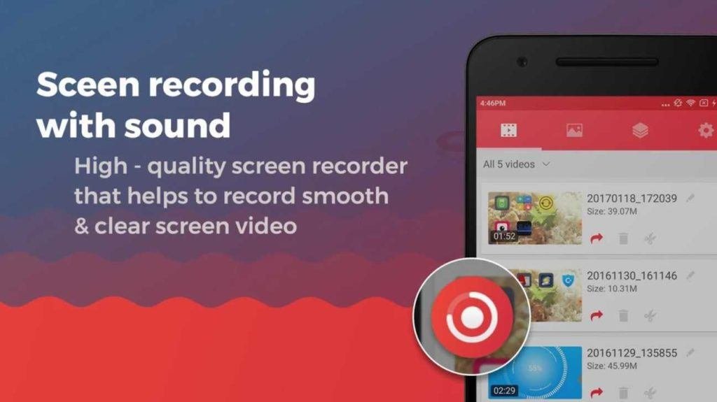8 Apps para grabar la pantalla de Android (sin root) 42 8 screen recorder
