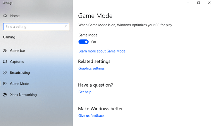 game mode