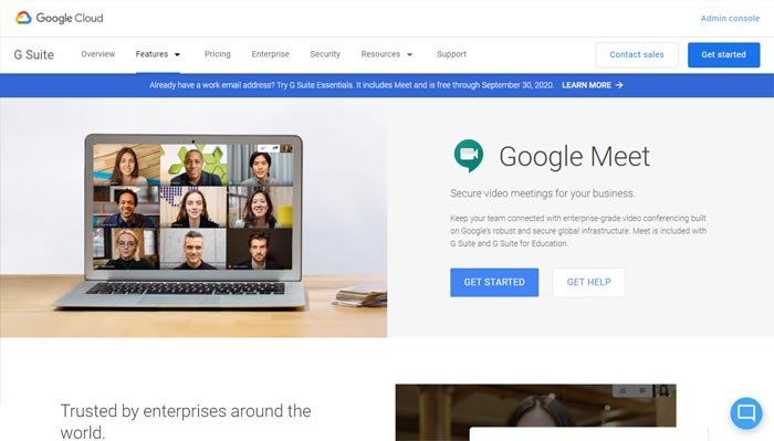 Los mejores servicios de videoconferencia para empresas 42 google meet