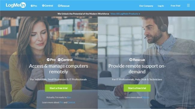 Los 10 mejores programas de escritorio remoto: alternativas a TeamViewer 37 logmein