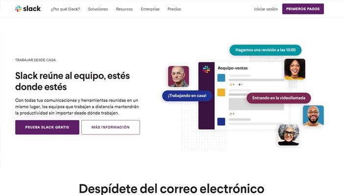 Los mejores servicios de videoconferencia para empresas 44 slack
