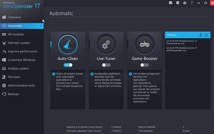 Los mejores programas para limpiar y acelerar Windows 10 39 Ashampoo WinOptimizer