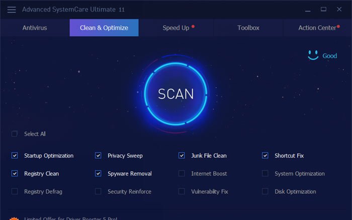 Los mejores programas para limpiar y acelerar Windows 10 41 IObit Advanced SystemCare 1