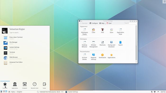 Entornos de escritorio Linux: ¿Cúal es el mejor de todos? 40 KDE Plasma 1