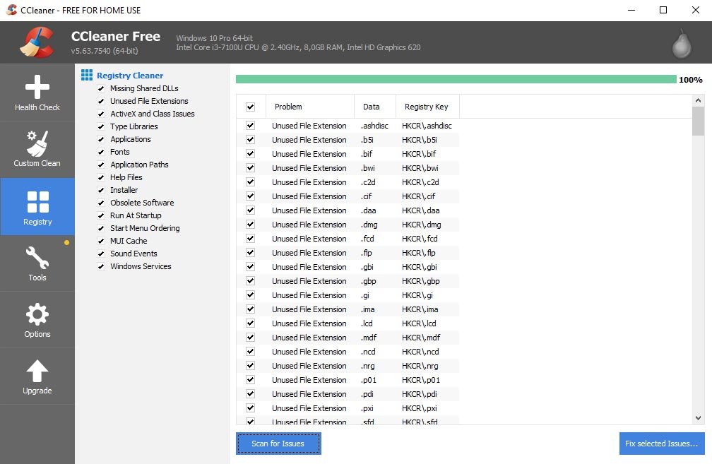 Cómo mejorar el rendimiento de Windows 10 en tu PC o laptop 44 ccleaner fix registry