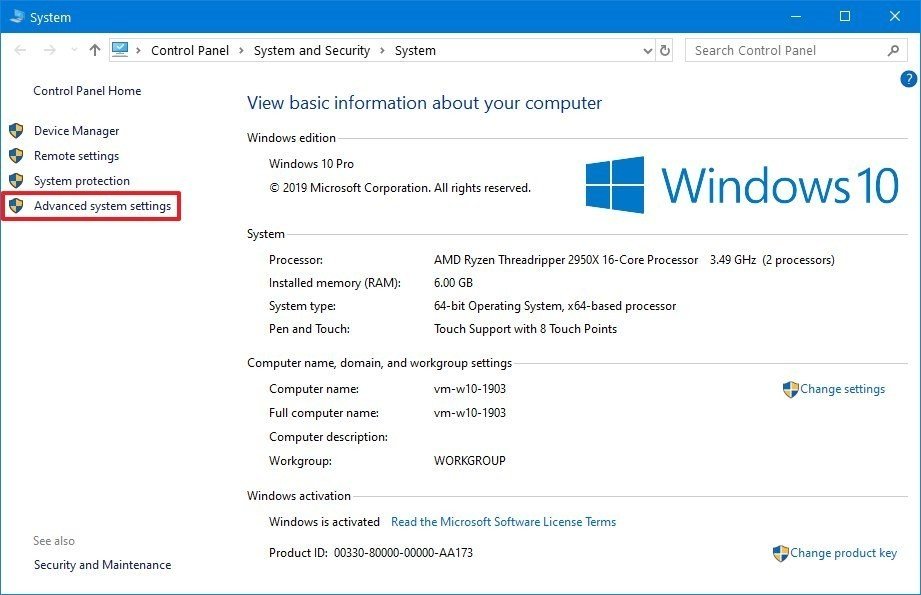 Cómo mejorar el rendimiento de Windows 10 en tu PC o laptop 60 cp advanced sustem settings