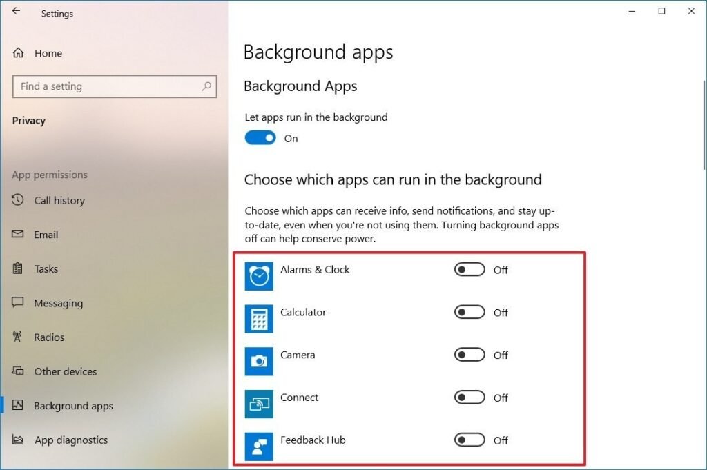 Cómo mejorar el rendimiento de Windows 10 en tu PC o laptop 36 disable background apps windows 10 speedup