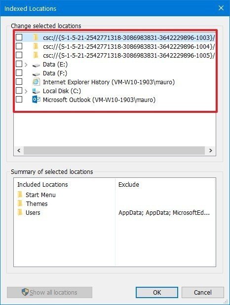 Cómo mejorar el rendimiento de Windows 10 en tu PC o laptop 67 disable indexing location windows10