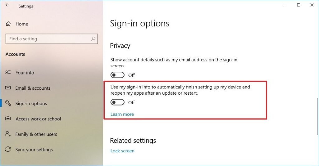Cómo mejorar el rendimiento de Windows 10 en tu PC o laptop 35 disable reopen apps startup improve performance windows10