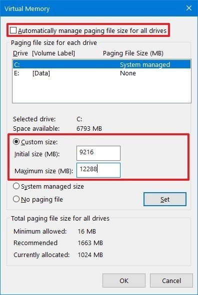 Cómo mejorar el rendimiento de Windows 10 en tu PC o laptop 72 setup virtual memory windows 10