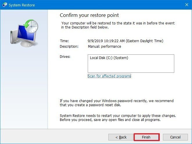 Cómo mejorar el rendimiento de Windows 10 en tu PC o laptop 75 system restore improve win 10 performance