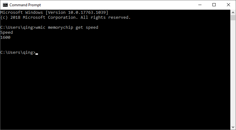 how to check ram speed 1 1